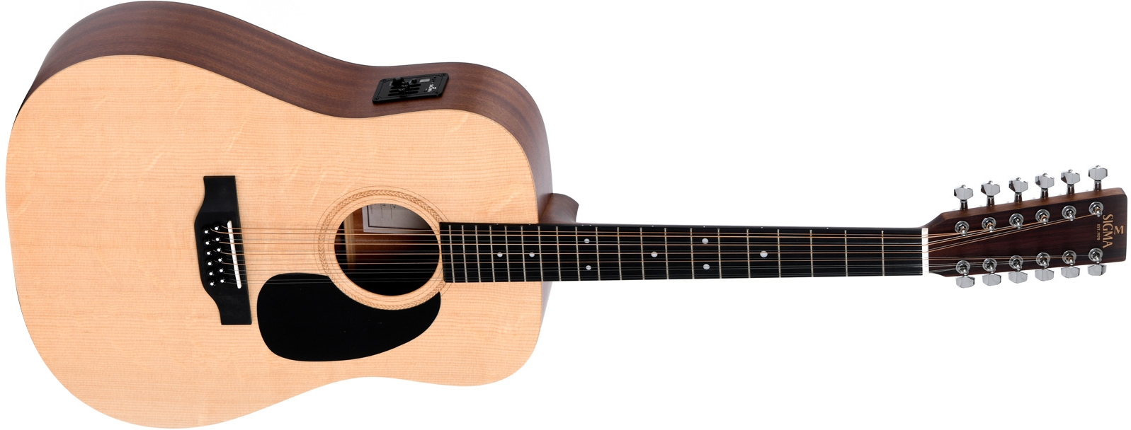 Sigma DM12E Acoustic 12 String Guitar Guitar