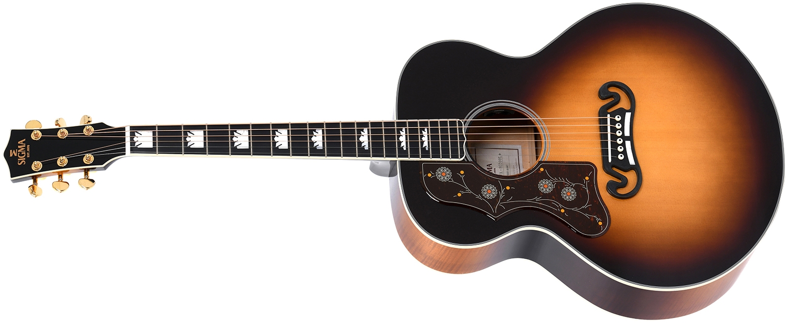Left handed jumbo acoustic clearance guitar