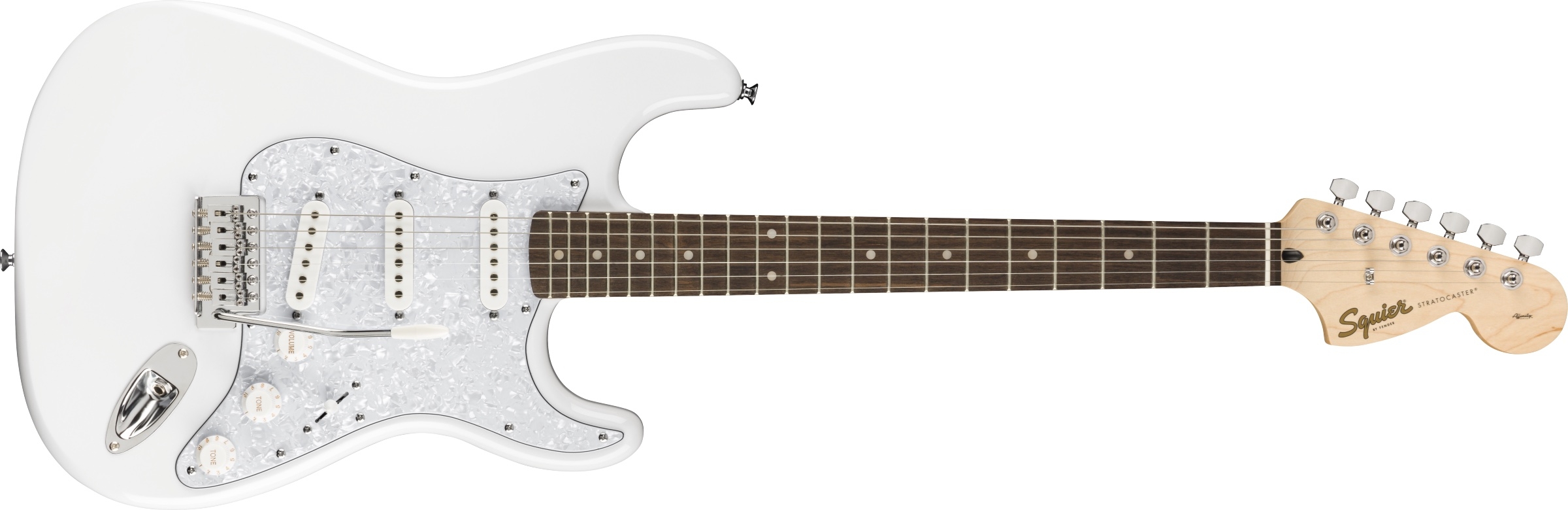 Squier stratocaster arctic hot sale white