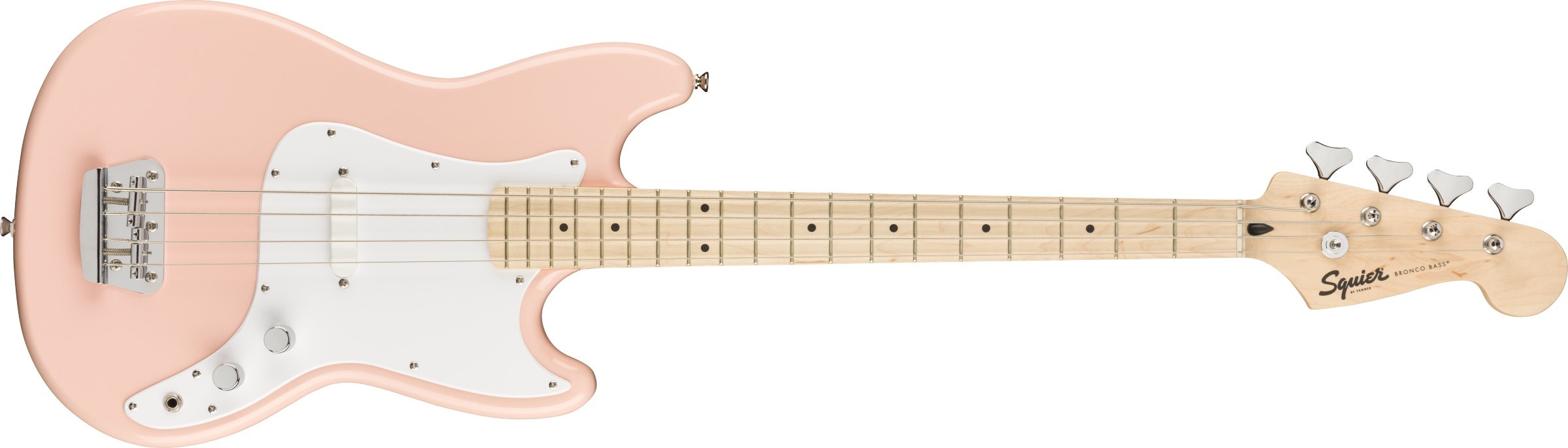 Squier FSR Affinity Bronco Bass Shell Pink Guitar