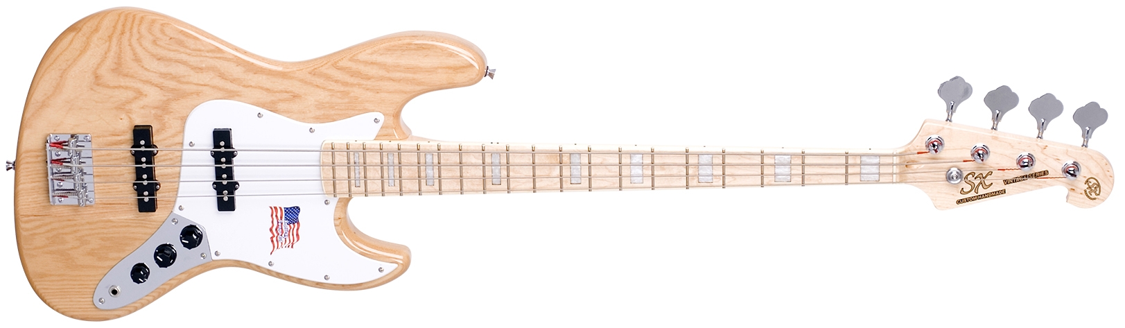 SX SJB75 Swamp Ash Bass Guitar Merchant City Music Guitar