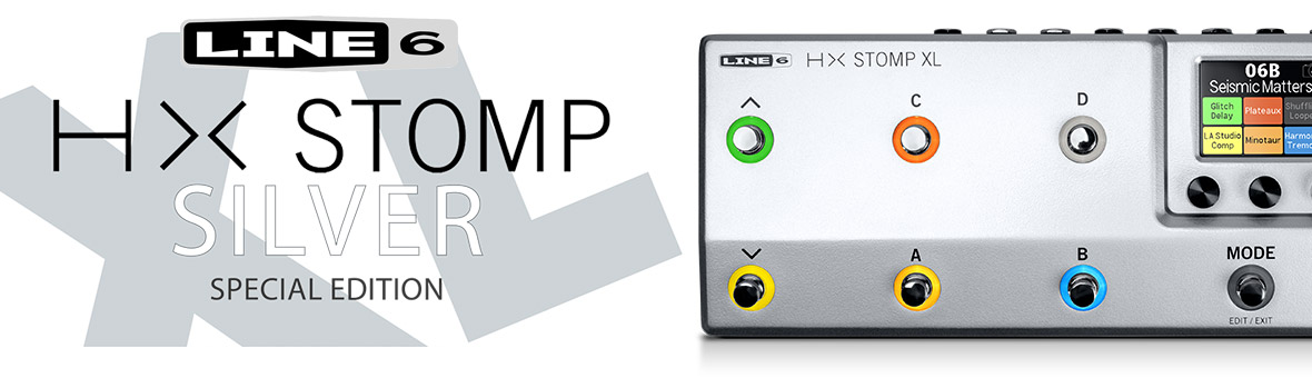 Line 6 Stomp XL Silver