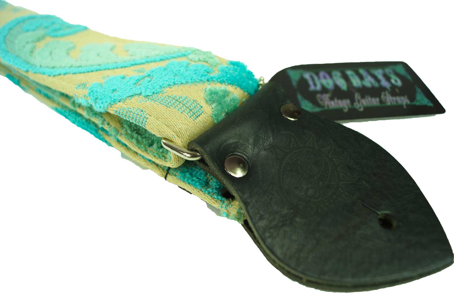 Dog Days Turquoise 2-Inch Wide Guitar Strap Dog Days Turquoise 2-Inch Wide Guitar Strap