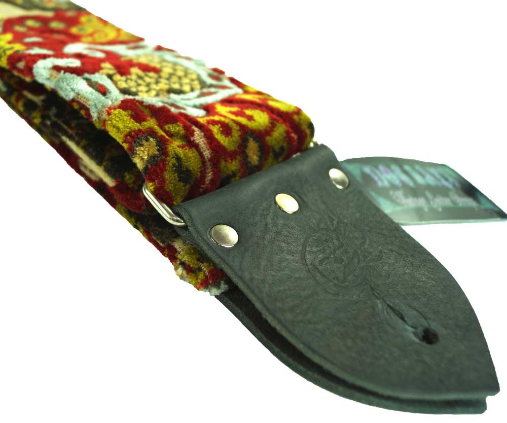 Dog Days Velveteen 3-Inch Wide Guitar Strap Dog Days Velveteen 3-Inch Wide Guitar Strap