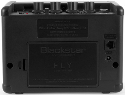 Blackstar Fly 3 Mini Battery Guitar Amp Back