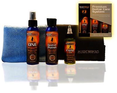 Music Nomad Premium Guitar Care System Items